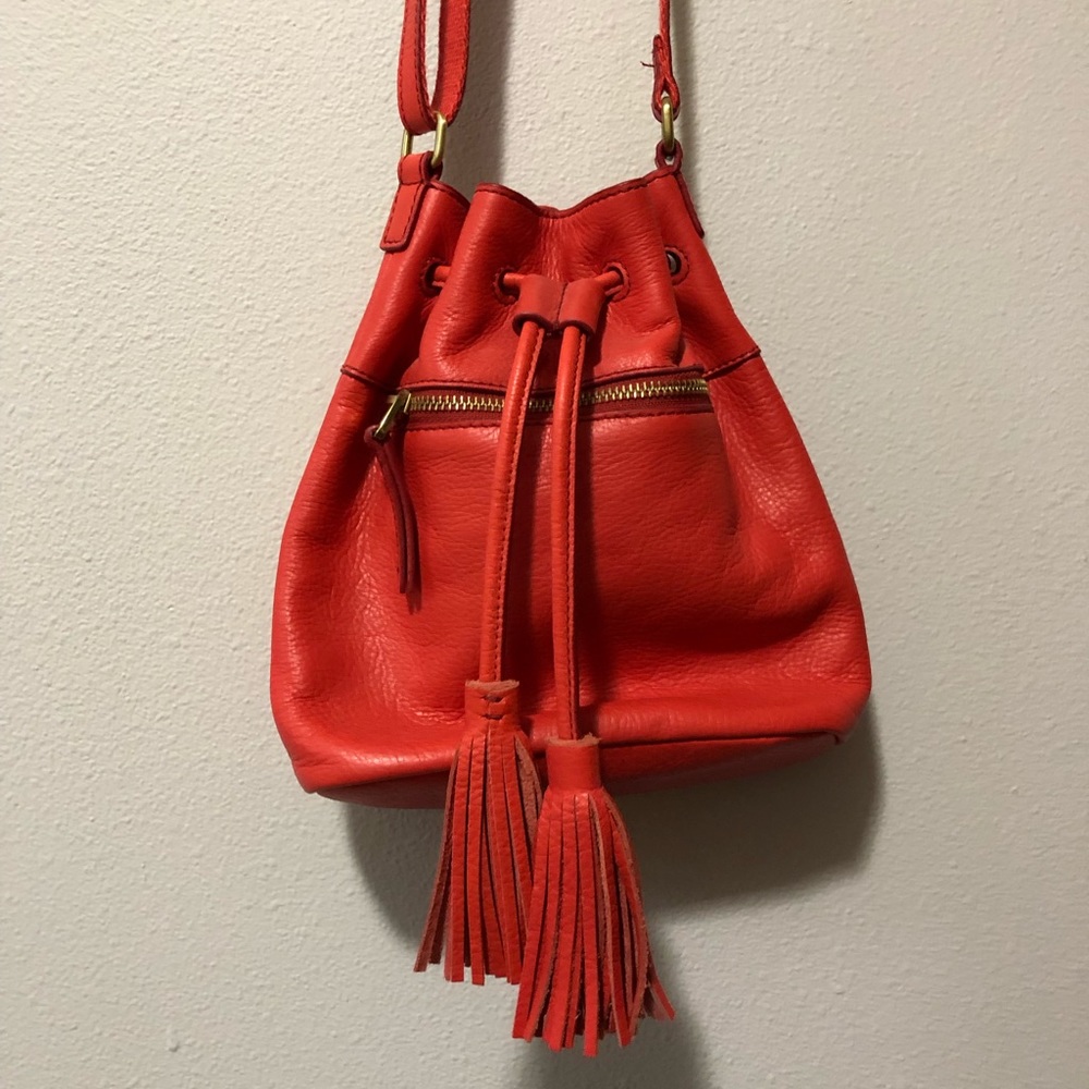 Fossil Red Crossbody purse